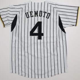 2012-2014 Hanshin Tigers Replica Jersey Home Uemoto #4 - Image 8