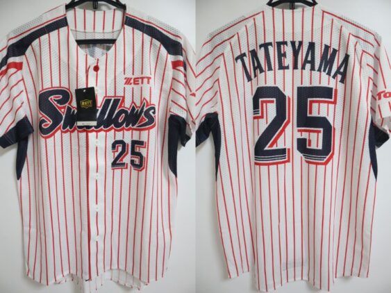 2013-2015 Tokyo Yakult Swallows Jersey Home Tateyama #25