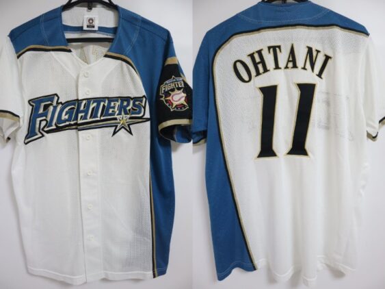 2013-2017 Hokkaido Nippon Ham Fighters Jersey Home Ohtani #11