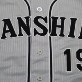 2016-2017 Hanshin Tigers Replica Jersey Away Fujinami #19 - Image 4