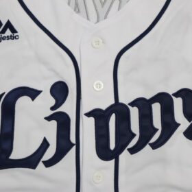 2016-2018 Saitama Seibu Lions Replica Jersey Home Akiyama #55 - Image 4