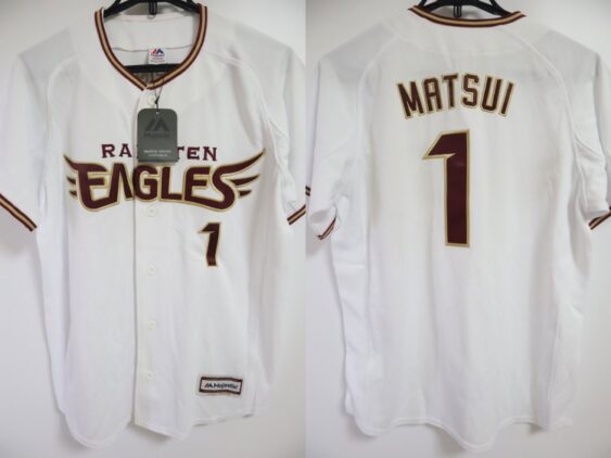 2018-2019 Tohoku Rakuten Golden Eagles Replica Jersey Home Matsui #1