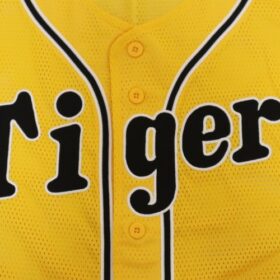 Retro New Japan Joshin Hanshin Tigers Baseball Fan Club Two Tone Light Jersey