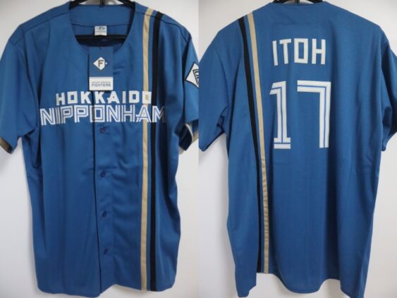 2022-2024 Hokkaido Nippon Ham Fighters Jersey Away Itoh #17