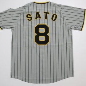 2022-2024 Hanshin Tigers Replica Jersey Away Sato #8 - Image 8