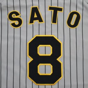 2022-2024 Hanshin Tigers Replica Jersey Away Sato #8 - Image 9