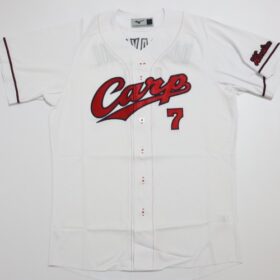 2023-2024 Hiroshima Toyo Carp Replica Jersey Home Dohbayashi #7 - Image 3