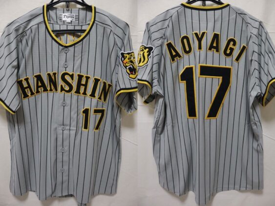 2023 Hanshin Tigers Jersey Away Aoyagi #17