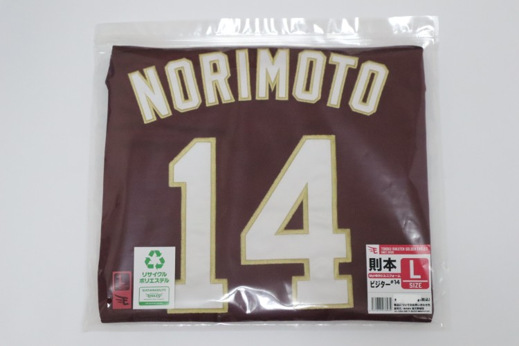 2024-2025 Tohoku Rakuten Golden Eagles Replica Jersey Away Norimoto #14 - Image 2