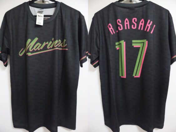 2024 Chiba Lotte Marines T-Shirt Fourth R.Sasaki #17