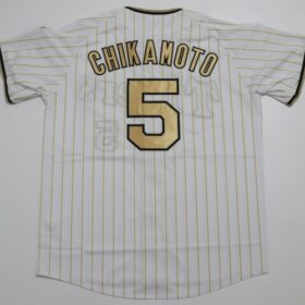 2024 Hanshin Tigers Replica Champion Jersey Chikamoto #5 - Image 8