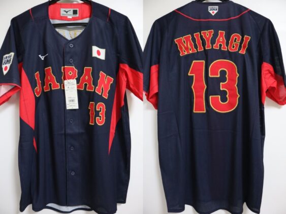 2024 Samurai Japan Replica Jersey Away Miyagi #13