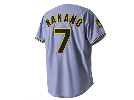 2026 Hanshin Tigers Replica Jersey Away with Champion Patch Nakano #7