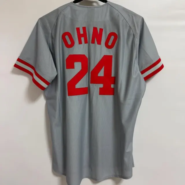 1989-1995 Hiroshima Toyo Carp Remake Jersey Away Ohno 24

#hiroshimatoyocarp #hiroshimacarp #carp #ohno